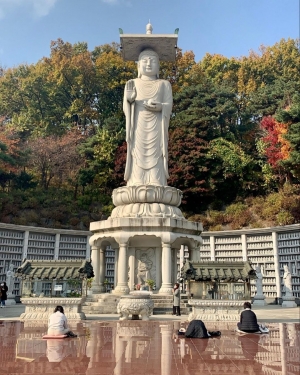 Maitreya statue Bongeunsa temple, Korea