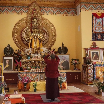 1000 armed Avalokiteshvara worship