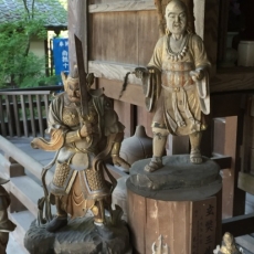 Faxian travels statue