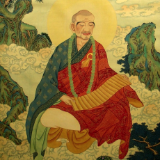 Vasubandhu thangka